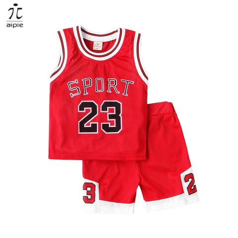 Promotion Children Sets Active Fashion Design Printing Letters Boys Sport Sets For 2-7 Years Kids Summer Wear