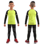 Kids Running Gym Compression Set Men Leggings Yoga Training Jogging Suits Sports T-shirt Children Fitness Tights Workout Clothes