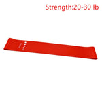 Resistance Bands Exercise Band Workout Fitness Gym Equipment Rubber Loops Latex Yoga Home Strength Training with Carry Bag