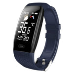 Lerbyee Smart Bracelet T5 Body Temperature Waterproof Fitness Tracker Sleep Monitor Heart Rate Smart Watch Bluetooth Men Women