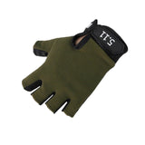 SPORTSHUB Anti-skid Half Finger Gym Gloves Body Building Training Wrist Glove for Dumbbell Fitness Exercise Weightlifting NR0119