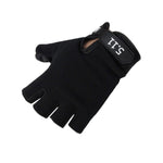 SPORTSHUB Anti-skid Half Finger Gym Gloves Body Building Training Wrist Glove for Dumbbell Fitness Exercise Weightlifting NR0119