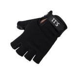 SPORTSHUB Anti-skid Half Finger Gym Gloves Body Building Training Wrist Glove for Dumbbell Fitness Exercise Weightlifting NR0119