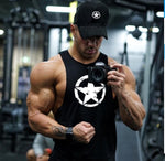 New Fashion Cotton Sleeveless Shirts Tank Top Men Fitness Shirt Mens Singlet Bodybuilding Workout Gym Vest Fitness Men