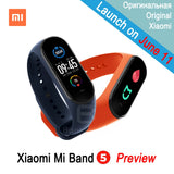 2020 Xiaomi Mi Band 5 New Miband5 Spo2 Smart AI Voice Assistant Heart Rate Sleep Step Swim Sport Monitor APP Push Reminder Alarm