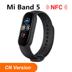 Original Xiaomi Mi Band 5 Wristband 4 Color Heart Rate Fitness Tracker Bluetooth Sport Bracelet AMOLED Screen Miband 5