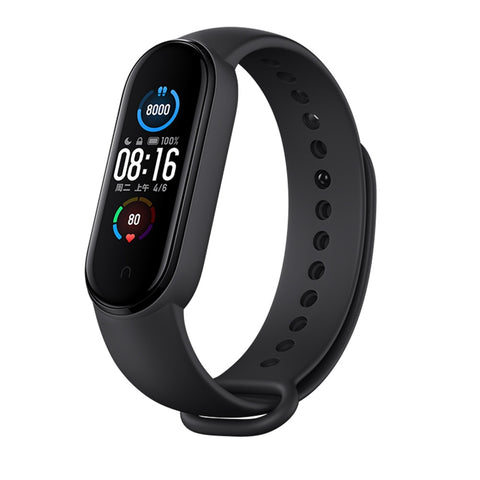 Xiaomi Mi Band 5 Smart Bracelet 4 Color AMOLED Screen Miband 5 Smartband Fitness Tracker Waterproof Bluetooth Sports Wristband