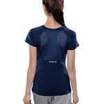 CALOFE 2020 Women Summer T Shirts Slim  Sports Fitness Short Sleeve Tops Mesh Womens Gym Shirt Sport Wear T shirt