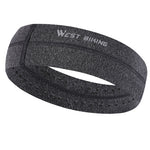 WEST BIKING Elastic Sweatband Sports Gym Hair Band Anti-Slip Breathable Women Men Basketball Fitness Volleyball Yoga Headband
