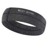 WEST BIKING Elastic Sweatband Sports Gym Hair Band Anti-Slip Breathable Women Men Basketball Fitness Volleyball Yoga Headband