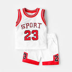 Promotion Children Sets Active Fashion Design Printing Letters Boys Sport Sets For 2-7 Years Kids Summer Wear